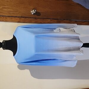Blue Ombre Long Sleeve Tee Size XL